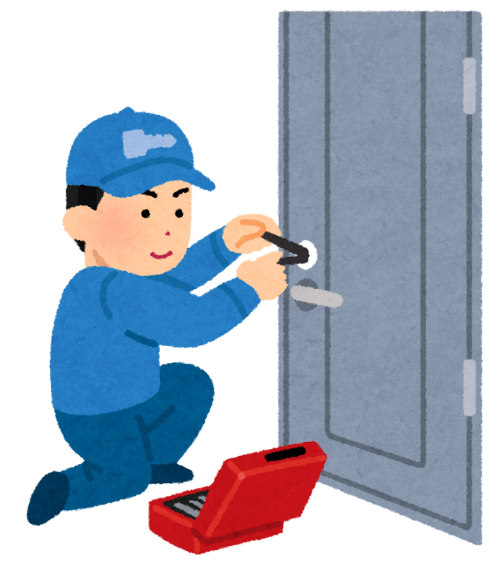 カギ職人のイラスト