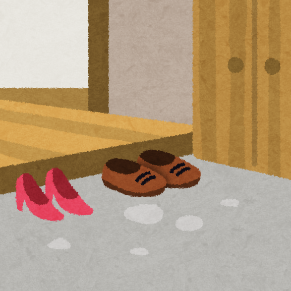 玄関のイラスト