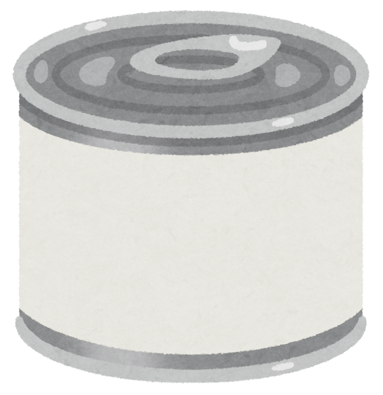 缶詰のイラスト