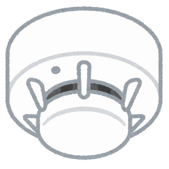 住宅用火災警報器のイラスト