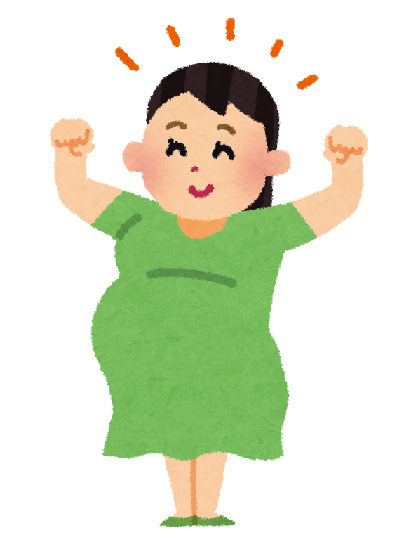 妊婦さんのイラスト
