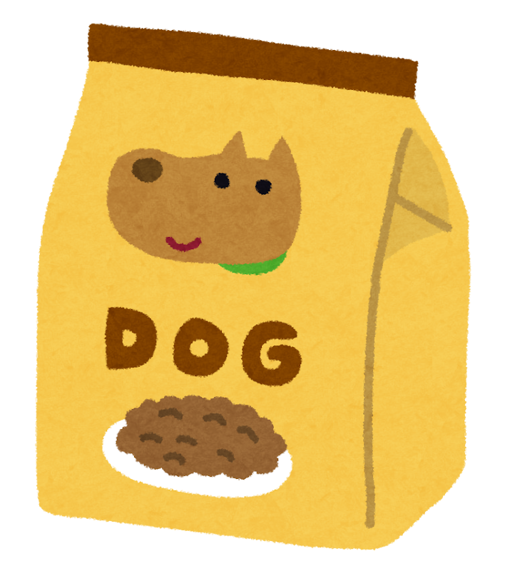 ドッグフードのイラスト